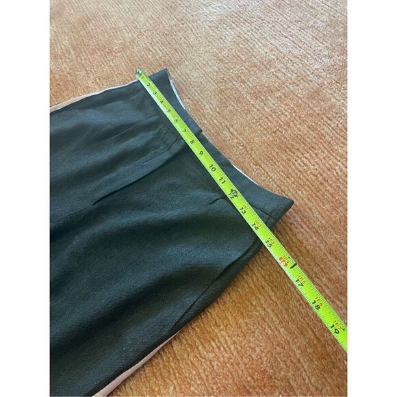 TORY BURCH wide leg high rise pants M - Picture 4 of 9